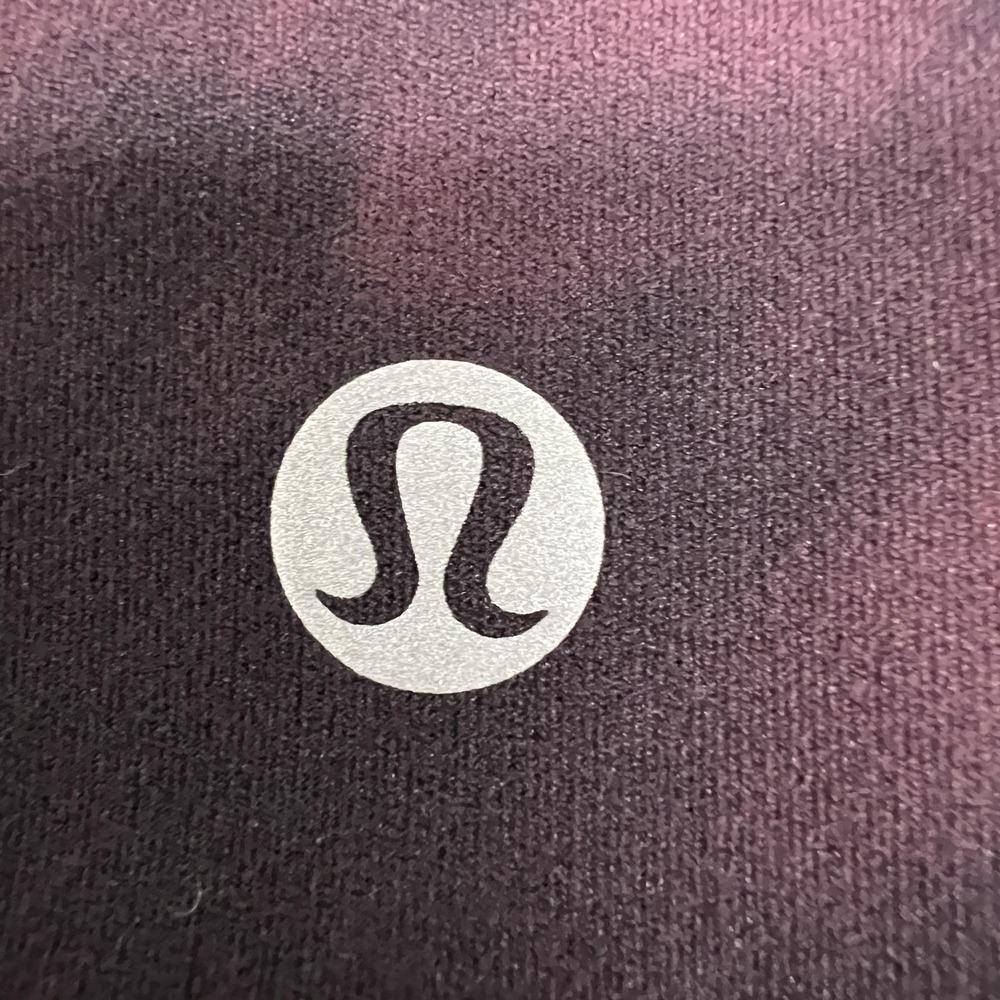 Lululemon Leggings Womens 6 Purple Tie Dye Align High Rise Pocket Ankle Pants - Picture 9 of 16